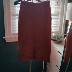 COS knitted tube skirt